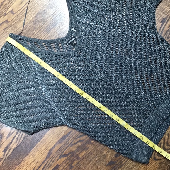 Silver Crochet Sweater - Picture 8 of 8